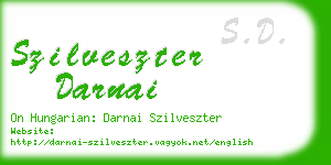 szilveszter darnai business card